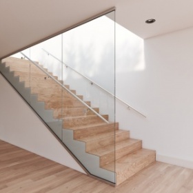 Floor -to-Ceiling Glass Balustrade & Partition Channel for 12mm - 21.52mm Glass