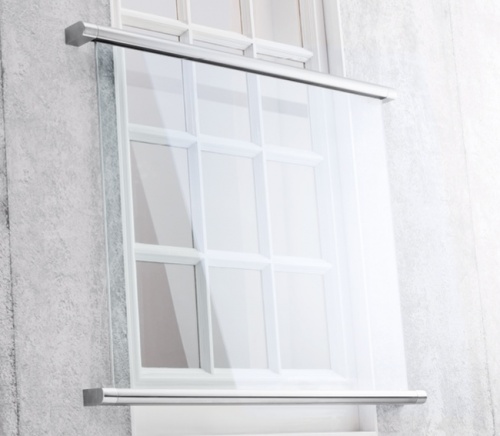 Easy Glass Cap Rails & Brackets Balcony Kit