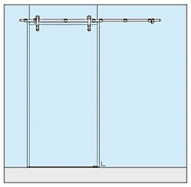 Wall Mounted Sliding Door Fittings