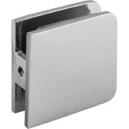 Square Wall to Glass Clip with Rounded Corner