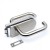 Stainless Steel Glass Door Latch with Lever Handles - Wall-to-Glass