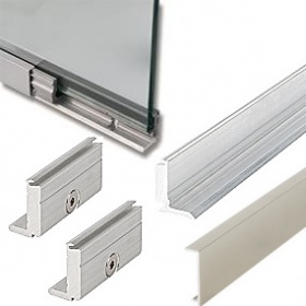 Glazing U-channel Profile with Built-in Clamping System