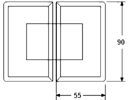 180 Glass-to-Glass Shower Door Hinge