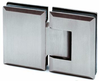 Stainless Steel Glass Door Hinge (180° Glass-to-Glass)