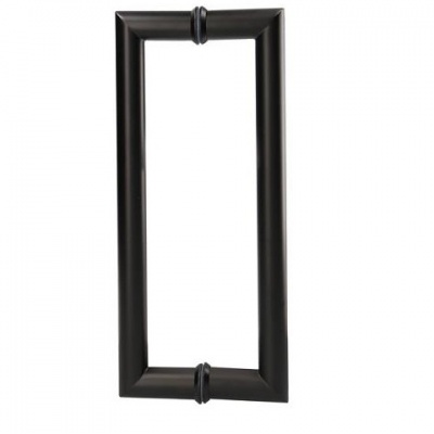 Glass Door Handles - Matt Black