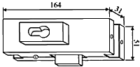 Centre Patch Fitting Lock