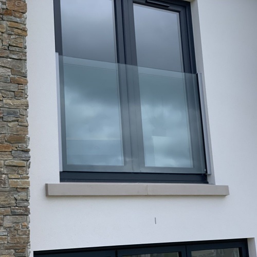 Juliet Balcony Profiles (H=1100mm) for Glass 12 - 21.52mm