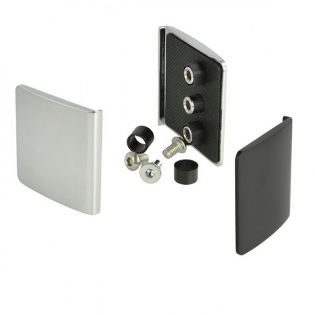 Front Covering Counter Plate for SS-480 Hinge (Glass-to-Glass)
