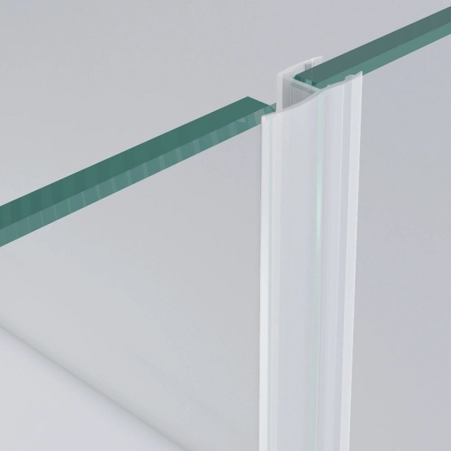 Glass to Wall / Floor Sealing Strips with Bubble Seal