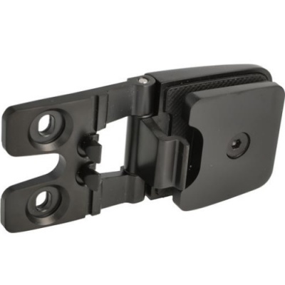 Inset Door Hinge with Catch for Cabinet or Wardrobe