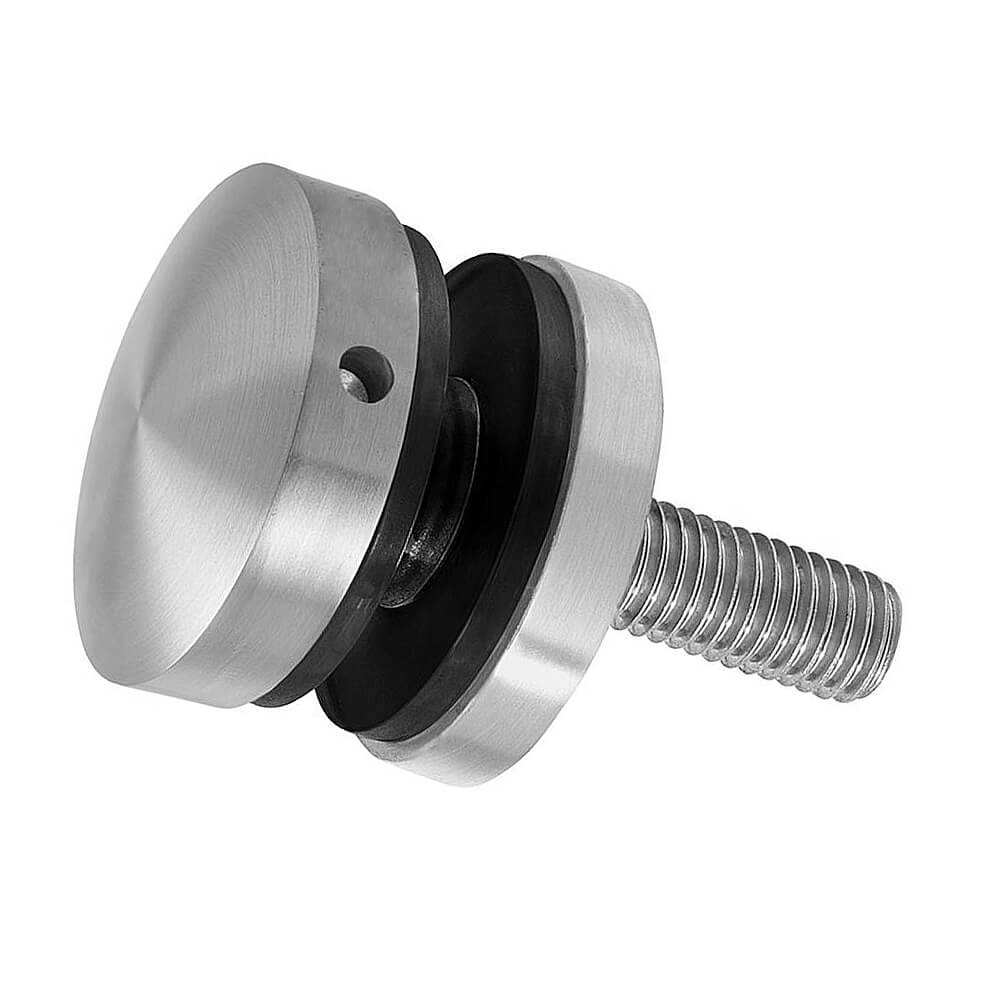 50mm Stainless Steel Glass Adapters | Stair Glass Panel Holders