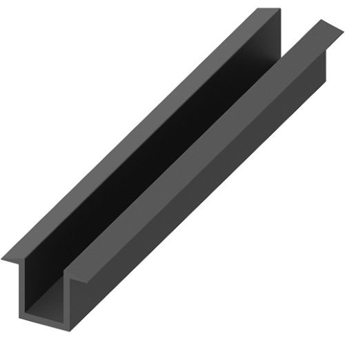 Low Profile Recessed Shower UChannels for 8mm or 10 mm Glass