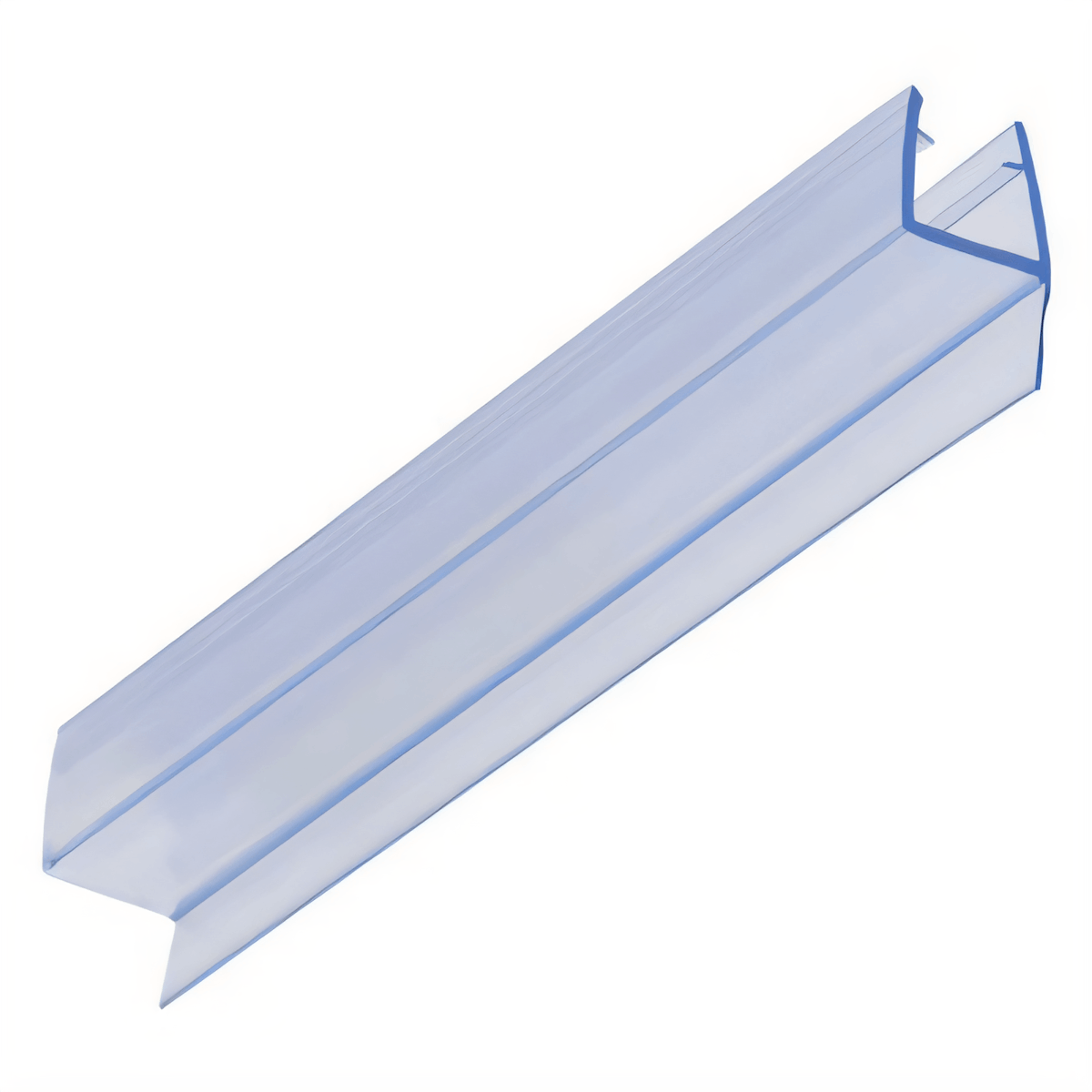 Glass to Wall Sealing Strips with Offset Lip