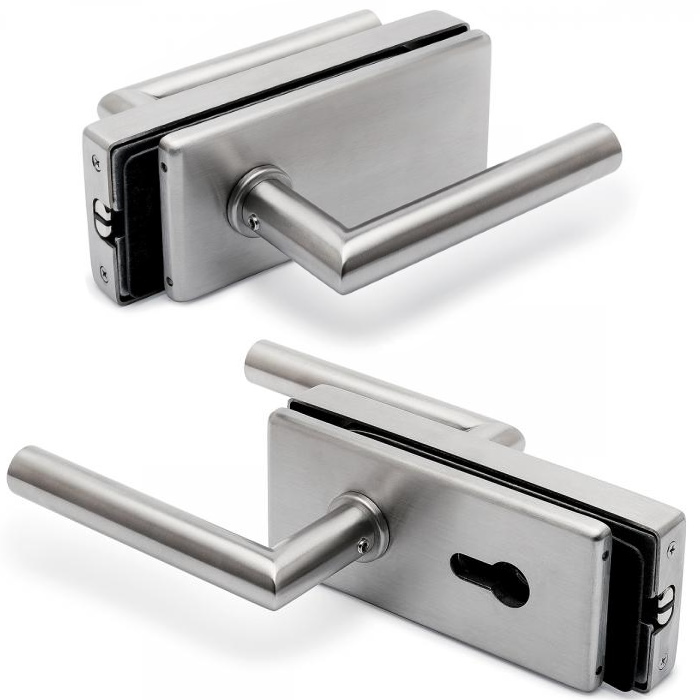 Glass Door Lock Latch with Magnetic Latch Fuction