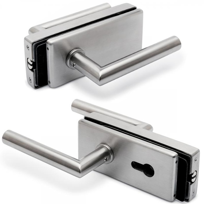 Glass Door Lock / Latch with Magnetic Latch Fuction