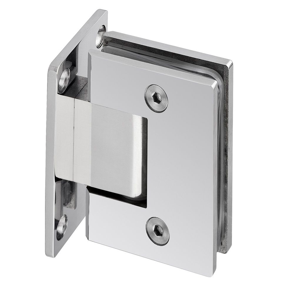 Wall Mounted Glass Door Hinge - Square Profile