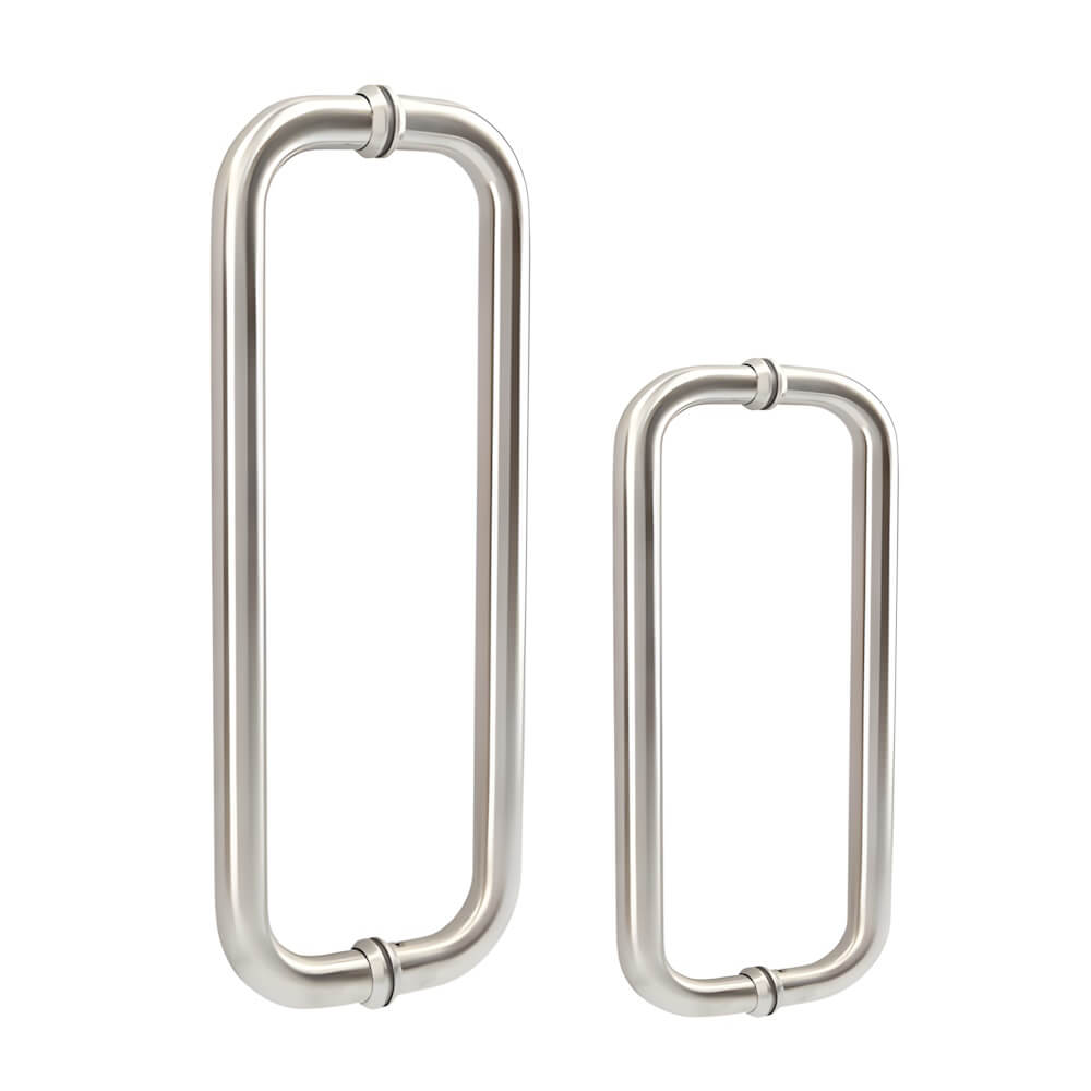 Stainless Steel D-Shaped Handles for Glass Door