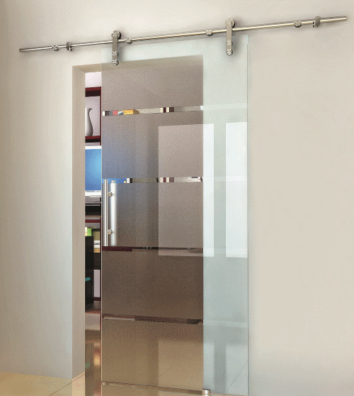 Stainless Steel Sliding Door System for Glass Door