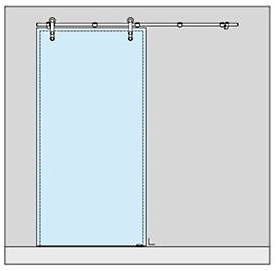 Wall Mounted Sliding Door Fittings