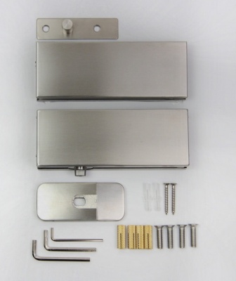 Heavy Duty Oil Hydraulic Glass Door Patch Closer Kit