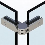 Stainless Steel Reinforcing Connector for Glass