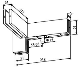 Right Corner Pivot Patch Fitting with Fin