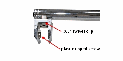 Adjustable Glass to Glass Shower Screen Support Bar