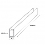 Shower U-Channels for 6-8mm Glass