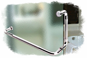 Towel Bar & Push/Pull Handle Combo