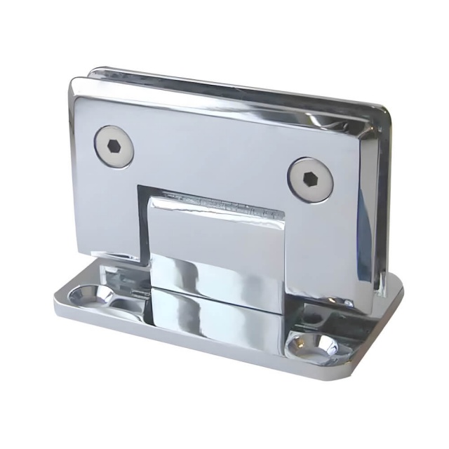 Wall to Glass Hinge with Centre Fixing Plate