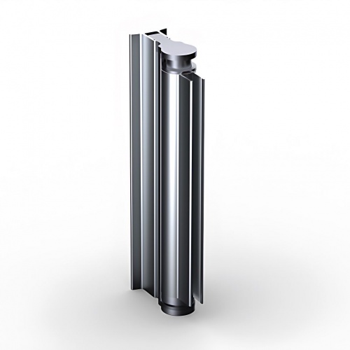 Aluminium Wall Profile Hinge for 8mm Glass Shower Door - No Drilling
