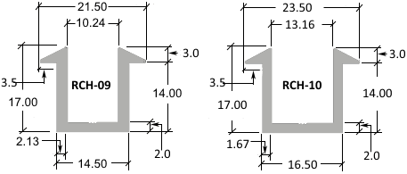 Recessed Shower U-Channel