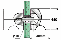 SDK-15 E-Z Grip Style Shower Door Knobs