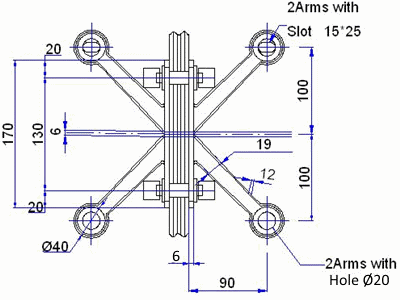 Four-Arm Fin Spider