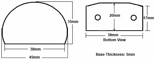 Large Glass Brackets